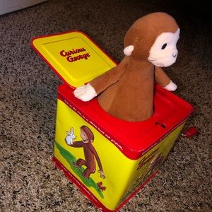 Schylling Music Box, 1995 "Curious George"🎄